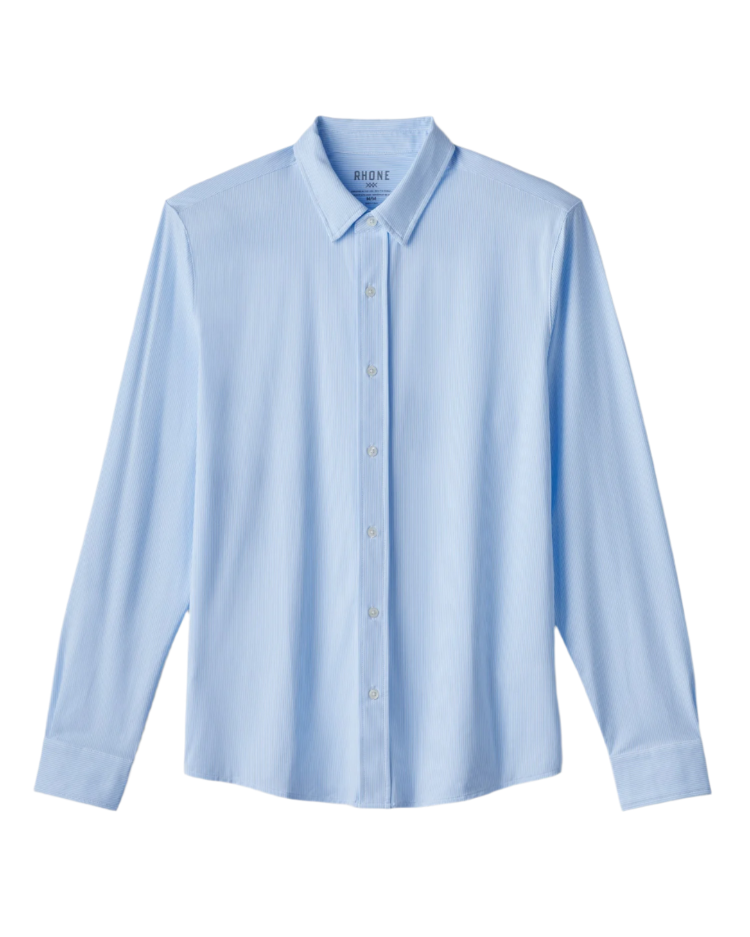 Rhone Woven Shirts S / Blue Stripe Rhone - Men's Stripe Commuter Shirt - Classic Fit