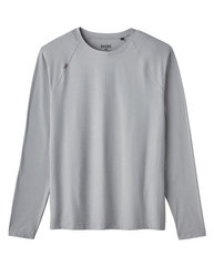 Rhone T-Shirts S / Light Grey Heather Rhone - Men's Reign Long Sleeve Crew