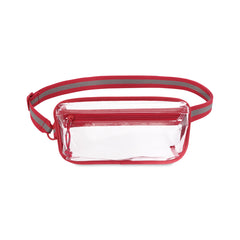 Threadfellows Bags One Size / Red Sigma - Clear Mini Sling Bag