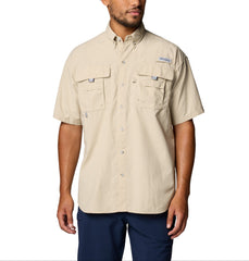 Columbia Woven Shirts XS / Fossil Columbia - Men's PFG Bahama™ Short Sleeve Shirt