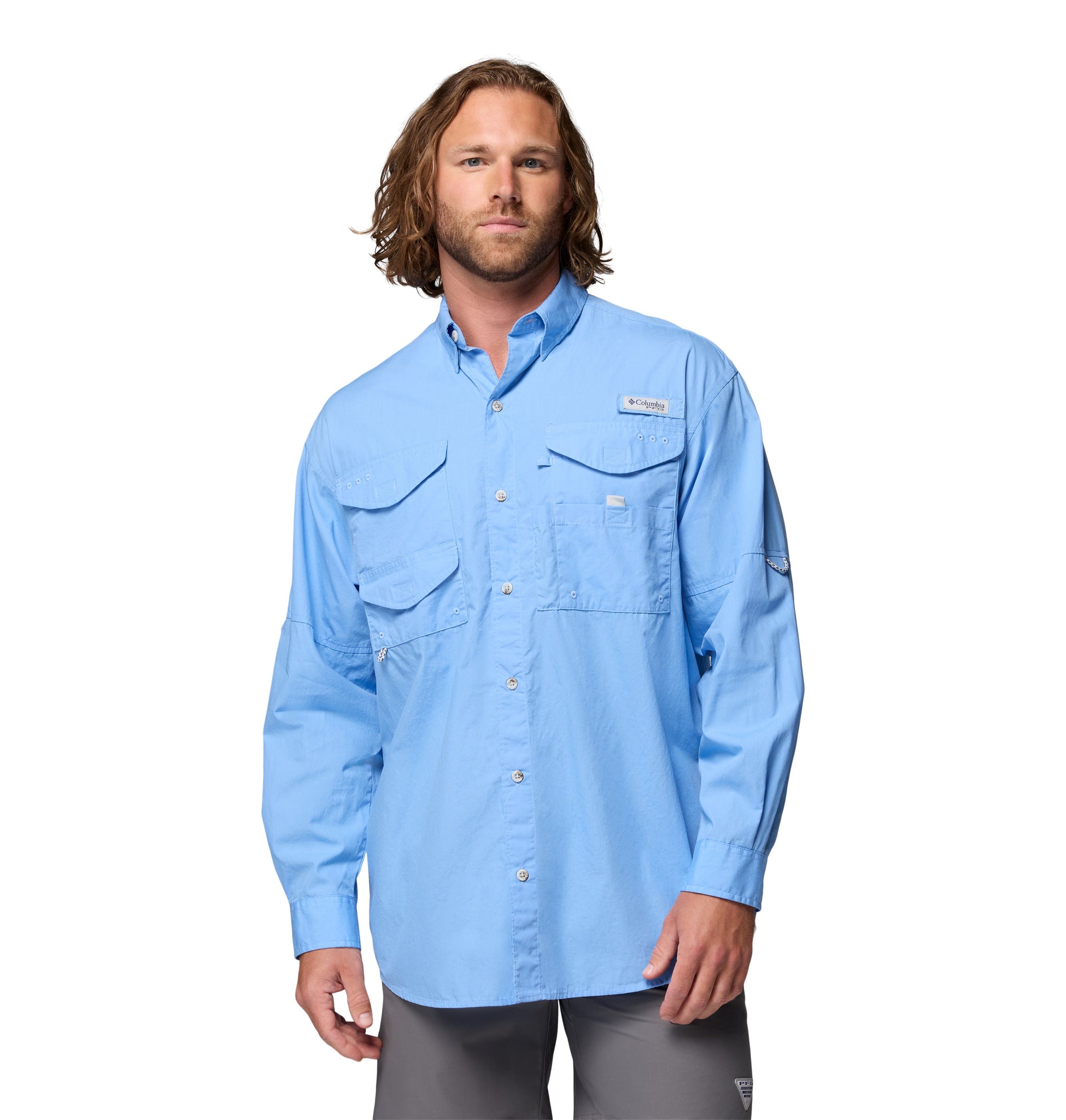 Columbia Woven Shirts XS / White Cap Columbia - Men's PFG Bonehead™ Long Sleeve Shirt