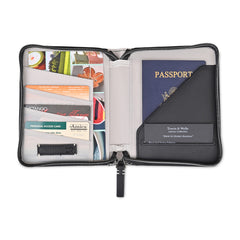 Travis & Wells Bags One Size / Black Travis & Wells - Lennox Passport Wallet