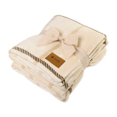 Threadfellows Blankets & Towels One Size / Calm Lodge Cream Elegant Lodge Throw Blanket