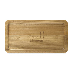 La Cuisine Accessories One Size / Wood La Cuisine - 2-Tier Serving Tray