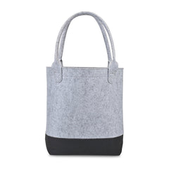 Out of the Woods Bags One Size / Light Grey/Black Out of the Woods - Felt Coloblock Tall Tote