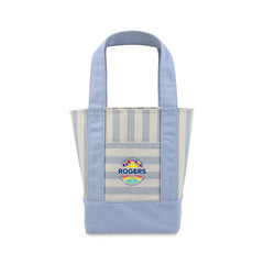 Threadfellows Bags One Size / Blue Stripe Mini Canvas Tote