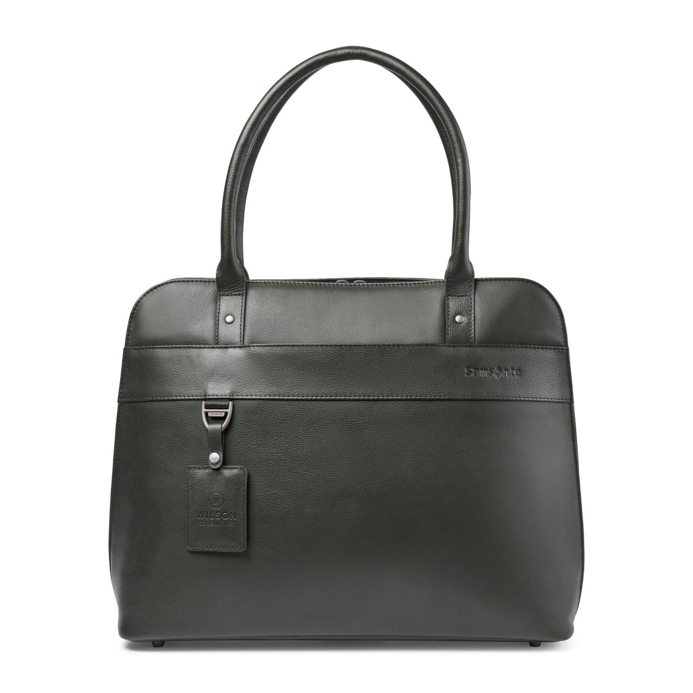 Samsonite Bags One Size / Black Samsonite - Leather Laptop Tote