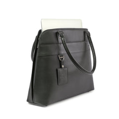Samsonite Bags One Size / Black Samsonite - Leather Laptop Tote