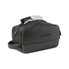 Samsonite Bags One Size / Black Samsonite - Leather Toiletry Bag