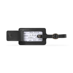 Samsonite Bags One Size / Black Samsonite - Leather Luggage Tag