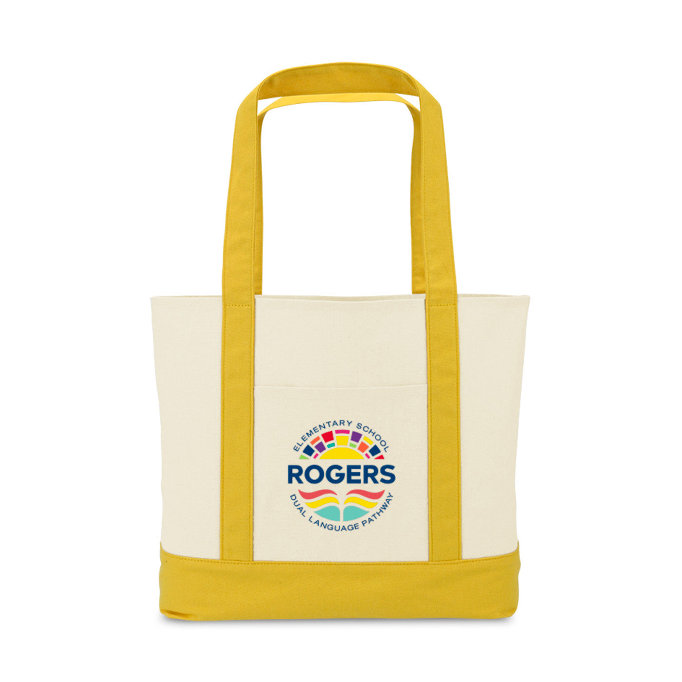 Threadfellows Bags One Size / Yellow Large Canvas Tote