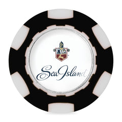 Ahead Accessories One Size / Black/White Ahead - Poker Chip w/ Ball Marker