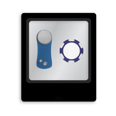 Ahead Golf Accessories One Size / Blue/Silver Ahead - Switchfix Divot Repair Tool & Poker Chip Ball Marker Gift Set