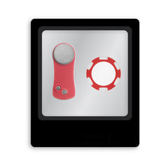 Ahead Golf Accessories One Size / Red/Silver Ahead - Switchfix Divot Repair Tool & Poker Chip Ball Marker Gift Set