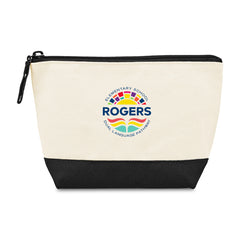 Threadfellows Bags One Size / Black Canvas Zippered Pouch