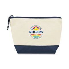 Threadfellows Bags One Size / True Navy Canvas Zippered Pouch