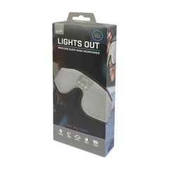 Threadfellows Health & Wellness One Size / Grey iLive™ Lights Out Wireless Sleep Mask Headphones