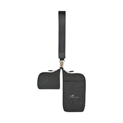 Threadfellows Bags One Size / Black Well Studio Recycled Nylon Dual Pouch Lanyard w/ AWARE™