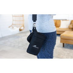 Threadfellows Bags One Size / Black Well Studio Recycled Nylon Dual Pouch Lanyard w/ AWARE™