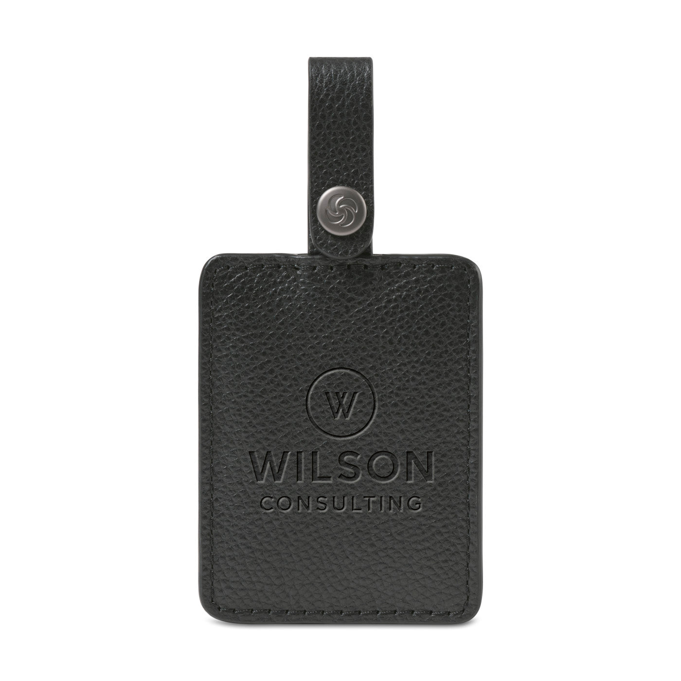 Samsonite Bags One Size / Black Samsonite - Leather Bag Tag