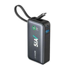 Anker Electronics One Size / Black Anker - Nano Power Bank (30W,Built-In USB-C Cable)
