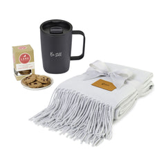 Threadfellows Accessories One Size / Black All Wrapped Up Gift Set - Soft Grey Herringbone