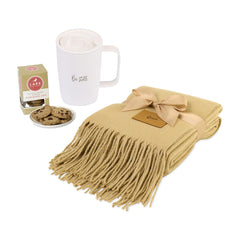 Threadfellows Accessories One Size / Marshmallow All Wrapped Up Gift Set - Fawn Herringbone