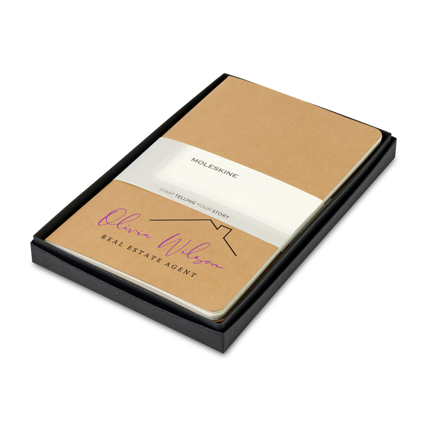 Moleskine Journals & Notebooks One Size / Kraft Moleskine - Large Cahier Gift Set