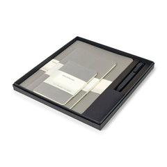 Moleskine Journals & Notebooks One Size / Pebble Grey Moleskine - Assorted Cahier and GO Pen Gift Set
