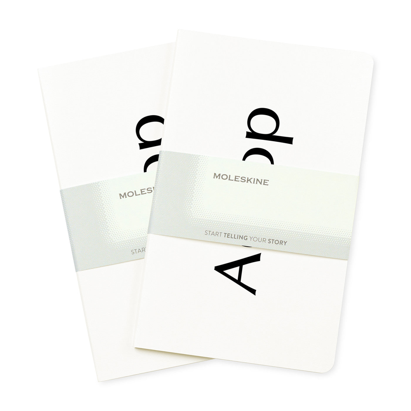 Moleskine Journals & Notebooks One Size / White Moleskine - Volant Ruled Large Journal 2-Pack