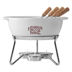 BOSKA Home & Office One Size / White BOSKA - Cheese Fondue Party Set