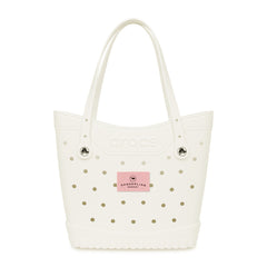 Crocs Bags One Size / White/Powder Pink Crocs - Classic Medium Tote