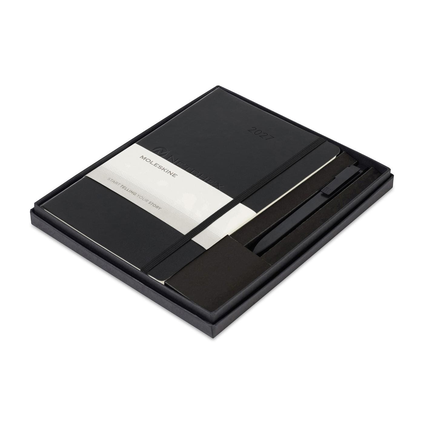 Moleskine Journals & Notebooks One Size / Black Moleskine - Soft Cover Large 12-Month Weekly 2027 Planner and GO Pen Gift Set