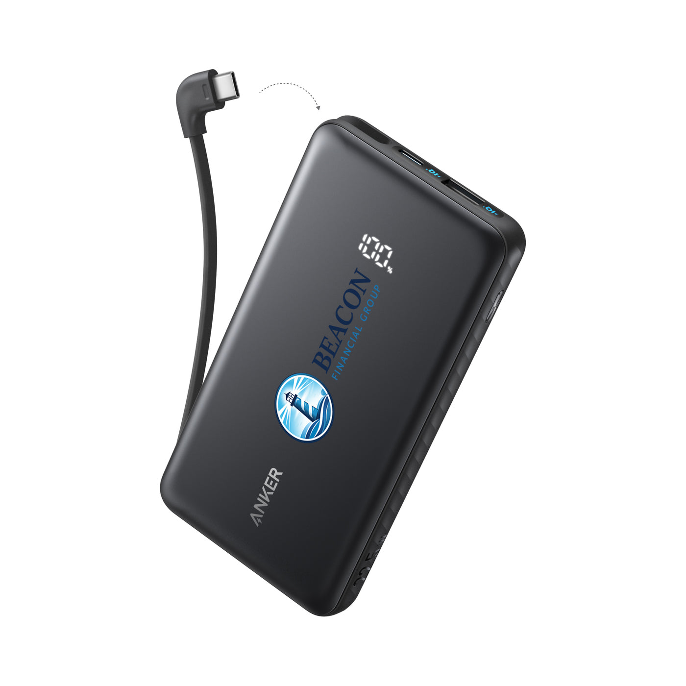 Anker Electronics One Size / Black Anker - Power Bank (10K, 22.5W, Built-In USB-C Cable)