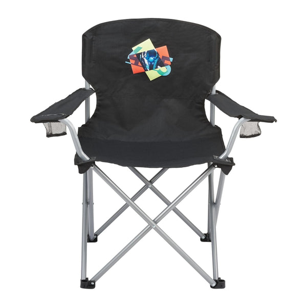 Threadfellows Curated Collection Accessories One Size / Black Oversized Folding Chair (500lb Capacity)