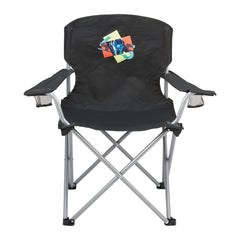 Threadfellows Curated Collection Accessories One Size / Black Oversized Folding Chair (500lb Capacity)