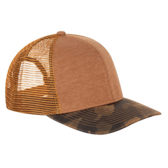 DRI DUCK Headwear Adjustable / Saddle/Camo DRI DUCK - Pique Trucker Cap