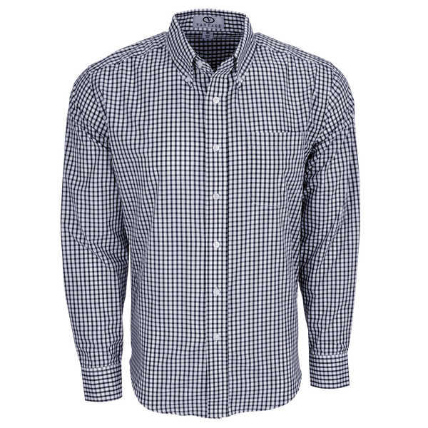 Men's Easy Care Gingham Check Shirt