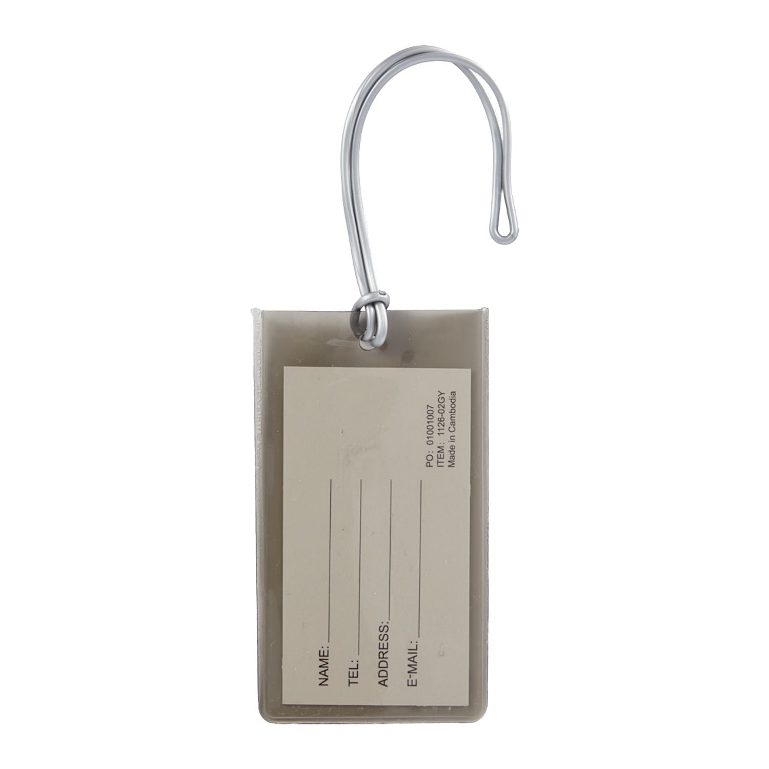 Threadfellows Curated Collection Bags One Size / Grey Wander & Roam - Jelly Luggage Tag