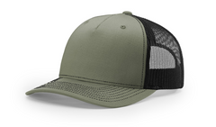 Richardson Headwear Adjustable / Loden Green/Black Richardson - Five-Panel Trucker Cap