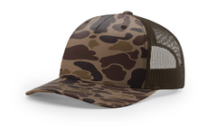 Richardson Headwear Adjustable / Bark Duck Camo/Brown Richardson - Five-Panel Printed Trucker Cap