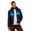 Cotopaxi Outerwear XS / Black & Chestnut Stipes Cotopaxi - Women's Fuego Down Hooded Jacket