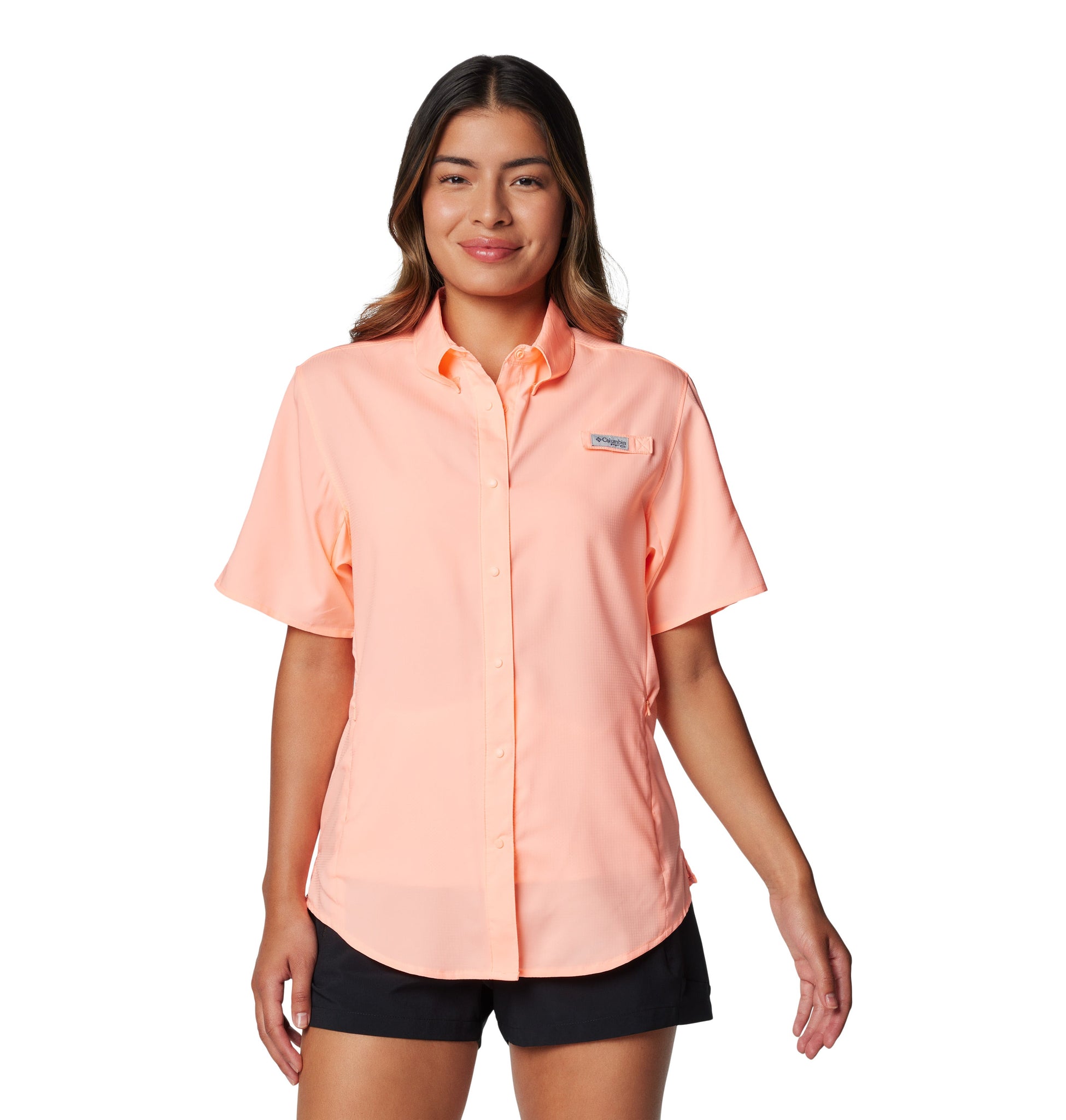 Columbia Woven Shirts XS / Tiki Pink Columbia - Women's PFG Tamiami™ Short Sleeve Shirt