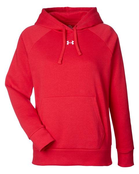 Under Armour Sweatshirts XS / Red/White Under Armour - Women's Rival Fleece Hooded Sweatshirt