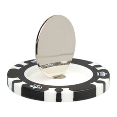 Threadfellows Curated Collection Golf Accessories One Size / Black Recycled Poker Chip w/ Metal Ball Marker