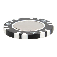 Threadfellows Curated Collection Golf Accessories One Size / Black Recycled Poker Chip w/ Metal Ball Marker