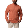Columbia Layering S / Teak Brown Heather Columbia - Men's Hart Mountain™ Half-Zip Sweatshirt