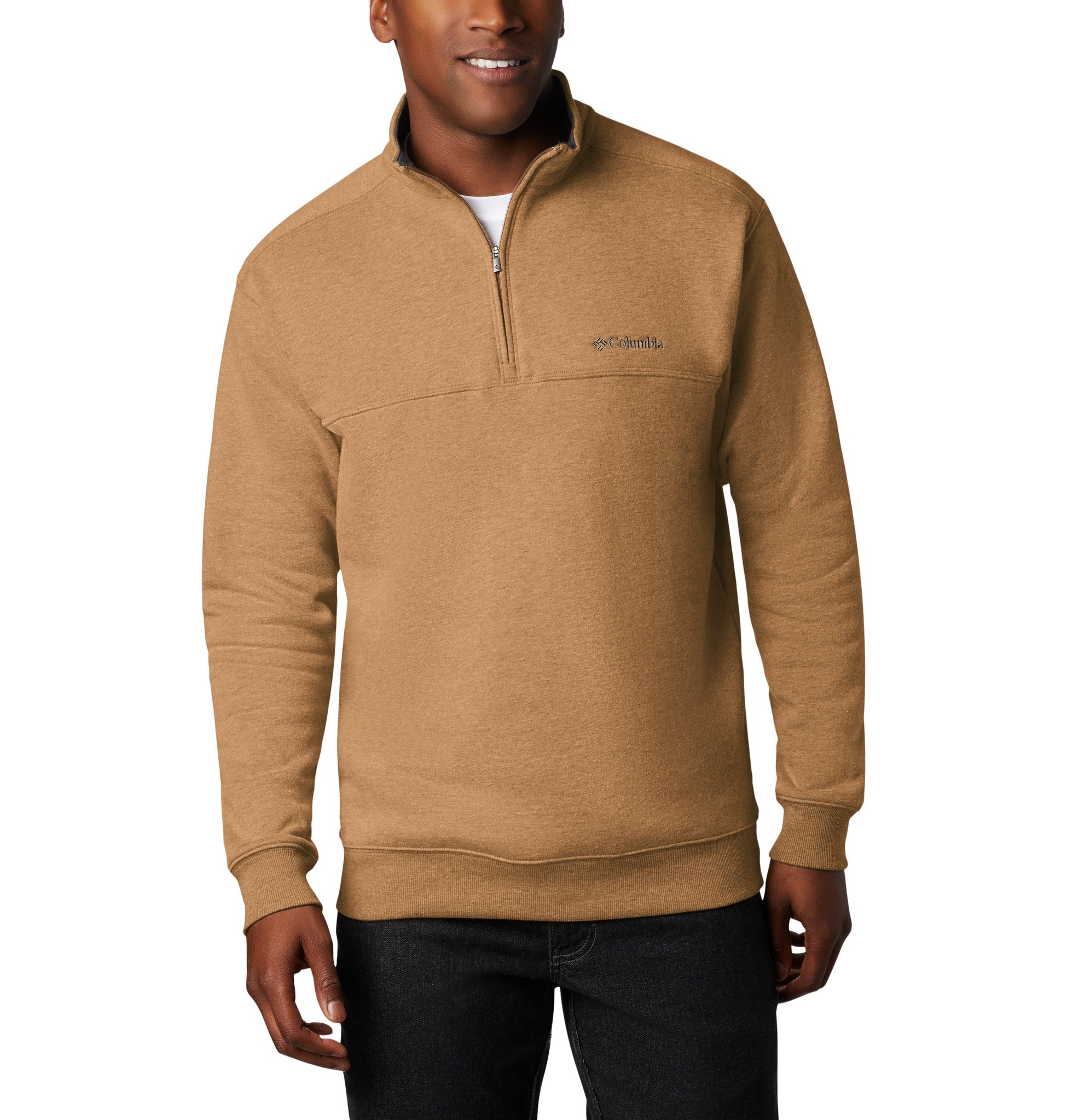 Columbia Layering S / Delta Heather Columbia - Men's Hart Mountain™ Half-Zip Sweatshirt