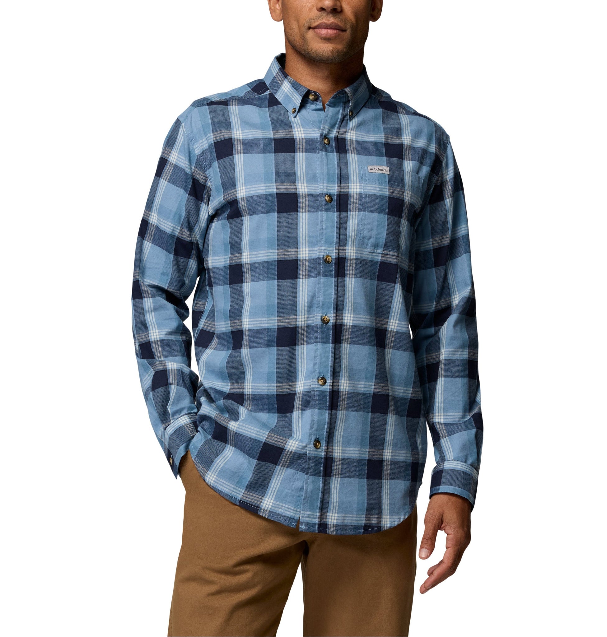 Columbia Woven Shirts S / Rainy Day Everywhere Plaid Columbia - Men's Rapid Rivers™ II Long Sleeve Shirt
