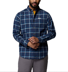 Columbia Woven Shirts S / Coll Navy Windowpane Confetti Columbia - Men's Rapid Rivers™ II Long Sleeve Shirt